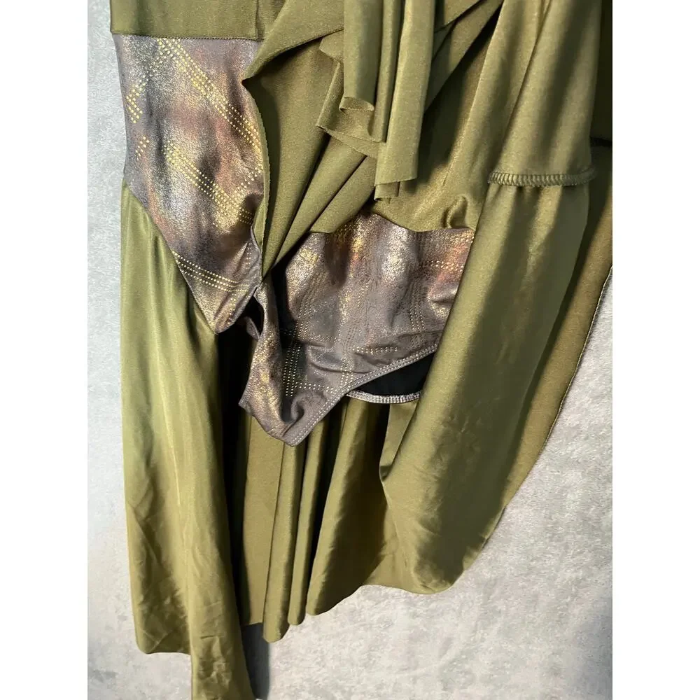 Tenth House Dance Leotard Costume Medium Olive Fairy Grunge Performing Arts